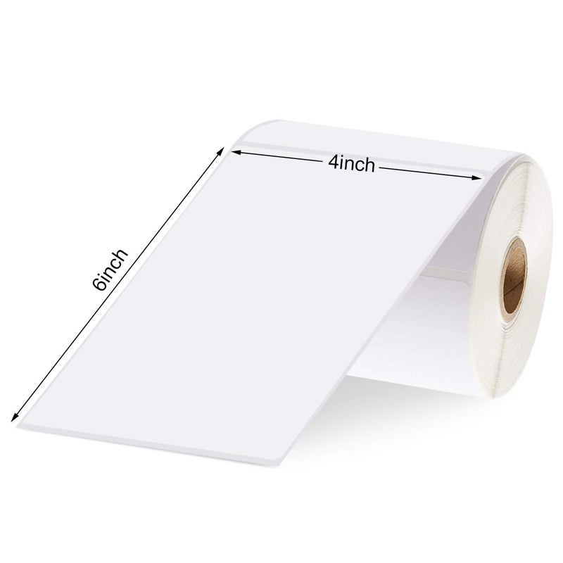 9527 Product 4x6 Direct Thermal Shipping Labels for Zebra 2844 ZP-450 ZP-500 ZP-505,Blank,450 Labels/Roll, 1"" Core,Total 6 Rolls - Image 5